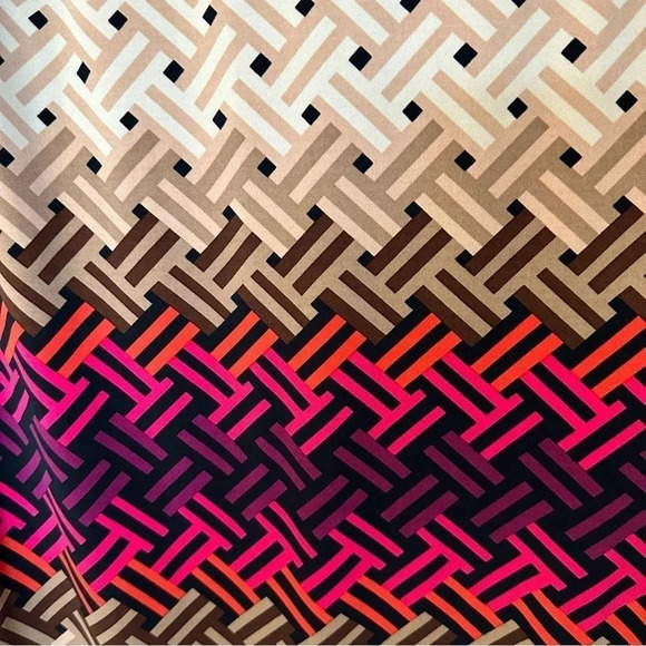 Eliza J Women's 3/4 Sleeve Multicolor Crew Neck Fashion Dress Size 6 GUC - Picture 5 of 11